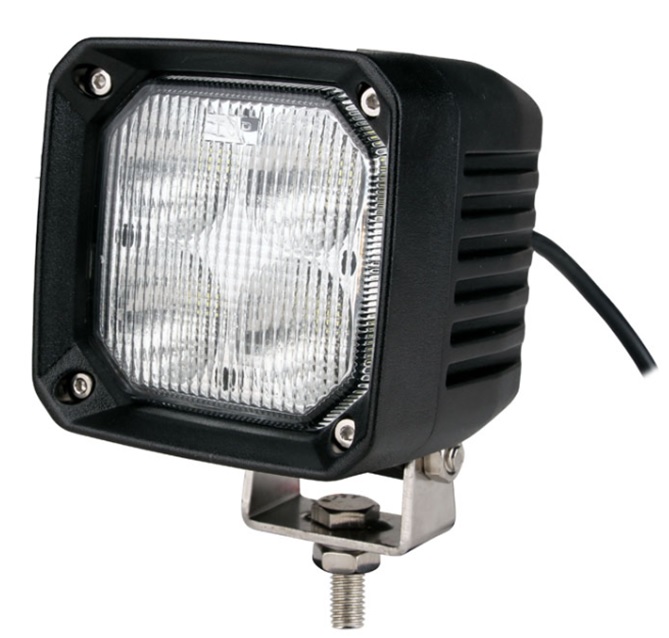 Exploradora Cuadrada 4&quot; 40w 4 led Cree 10w 12v/24v ECE IP67