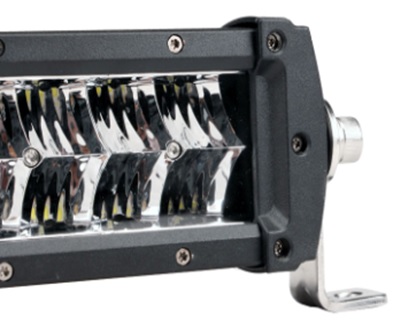 Barra led TF 2 Lineas 8" 36W Cree 12 Led 12v/24v 