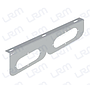 Base Lamp 6" Doble Kenworth Acero